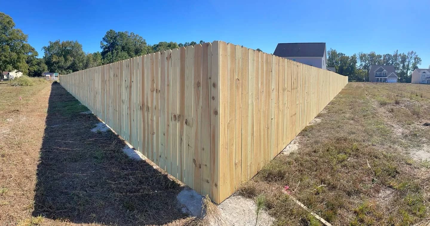 Dog-Ear Privacy Fence Style
